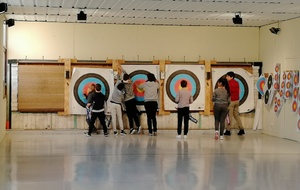 Cours à l'école de tir