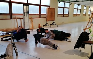 Cours à l'école de tir
