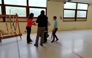 Cours à l'école de tir