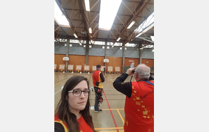 Clémence et Loïc (+Coach Denys) - Régional par équipe - CHATEAUROUX - 16.02.2020