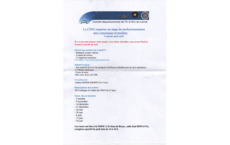 Stage de perfectionnement CD45