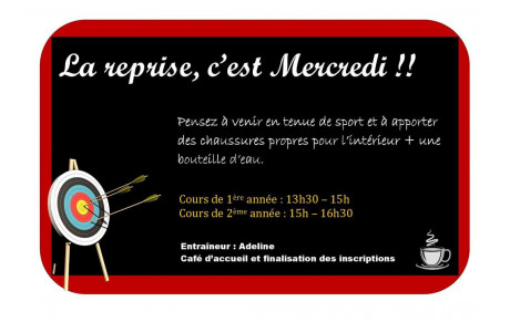 Reprise de l'Ecole de Tir