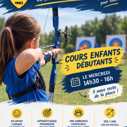 🎯 Tir à l’arc pour les enfants à Saint-Jean-de-Braye : des places disponibles !